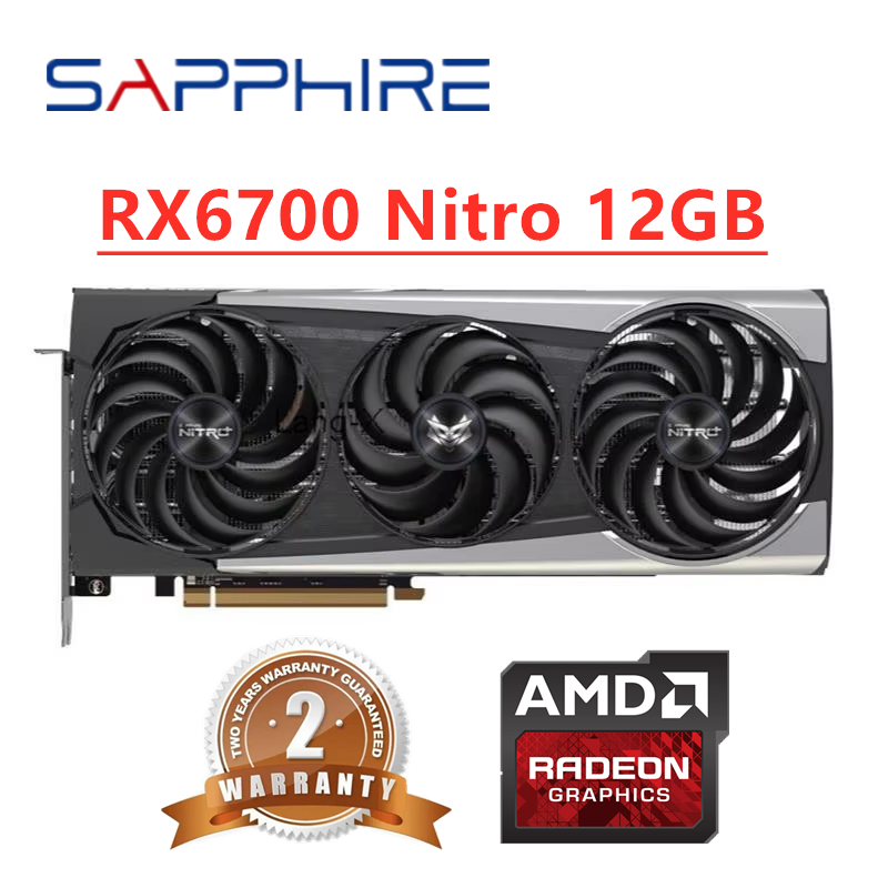 Rx 6700 Xt 12Gb Graphics Card - Kartu Grafis GPU Sapphire RX 6700