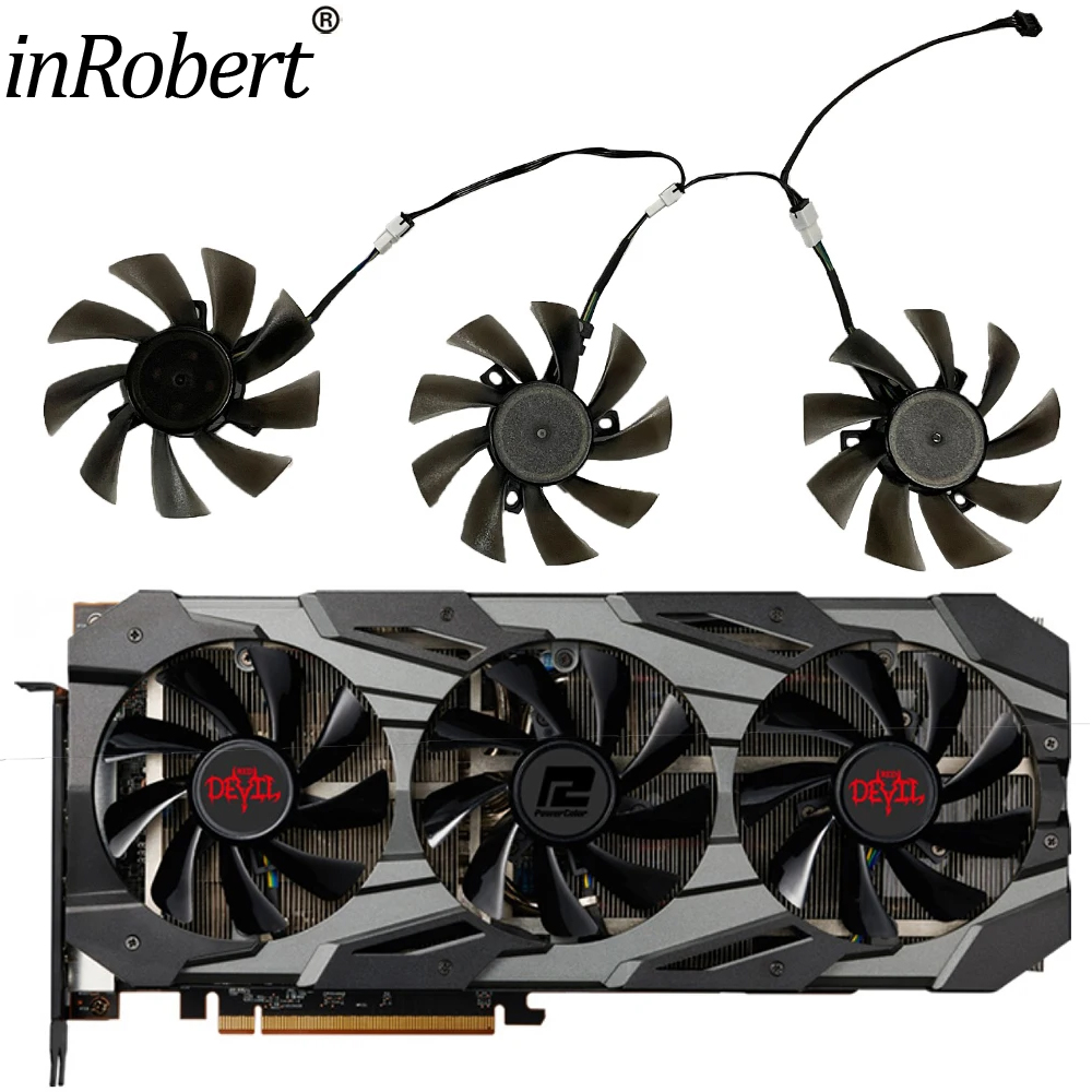 Rx 5700 Xt 8Gb Video Card - Kipas Kartu Video DIY 85MM T129215SU