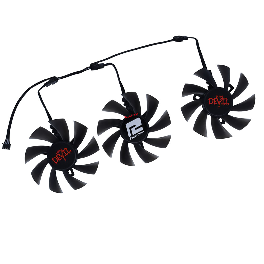 3 buah/set, DIY Fan, kipas pen - Rx 5700 Xt 8Gb Video Card ulasan dan harga