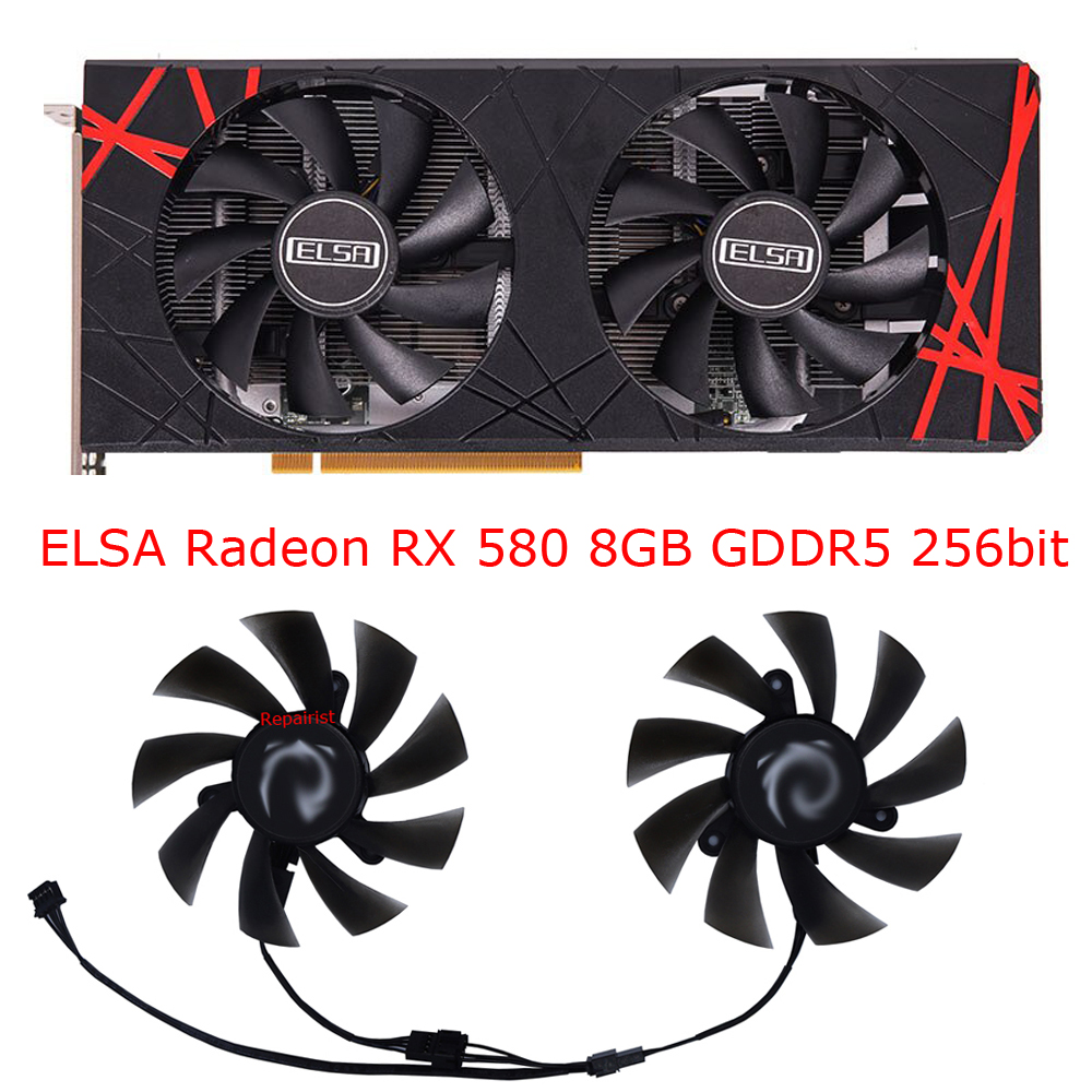 Pendingin Grafis Kipas Kartu V - Rx 580 8Gb 2048Sp Gpu ulasan dan harga